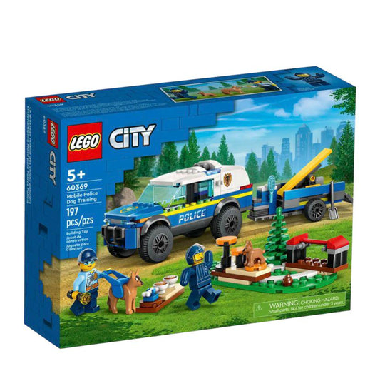 City Mobile Police Dog Training Set with Toy Car