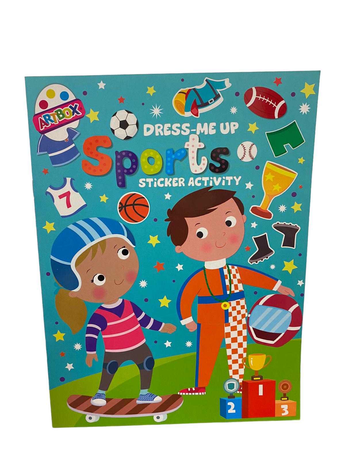 ArtBox - Dress Me Up Sports Activity Sticker Book