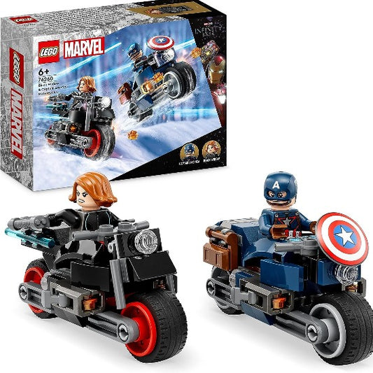 Marvel Black Widow & Captian America Motorcycles