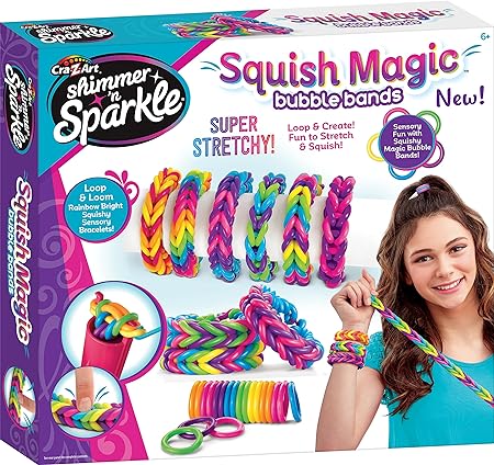 SHIMMER N SPARKLE SQUISH MAGIC BUBBLE BANDS