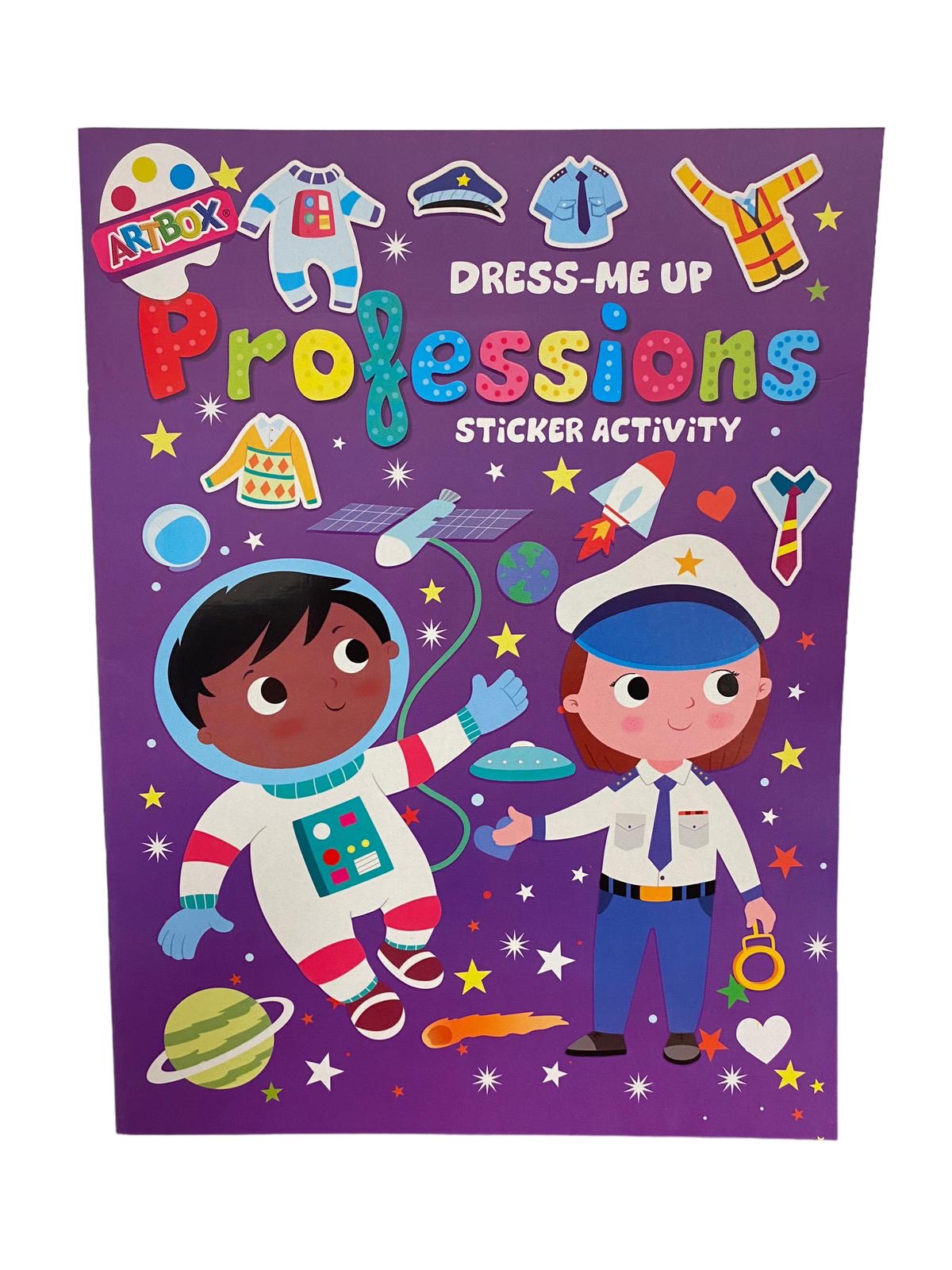 ArtBox - Dress Me Up Professions Activity Sticker Book