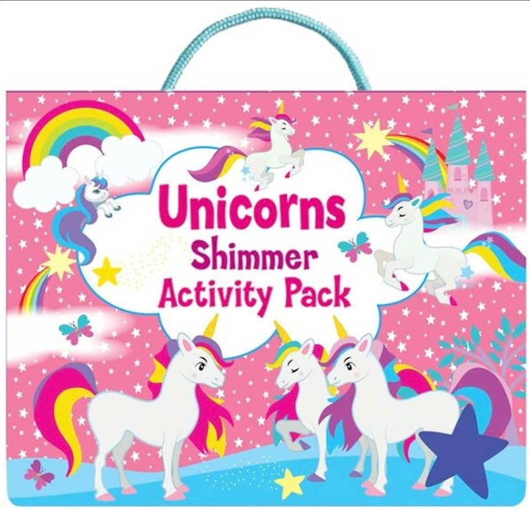 Unicorns Shimmer Activity Colour & Sticker Books