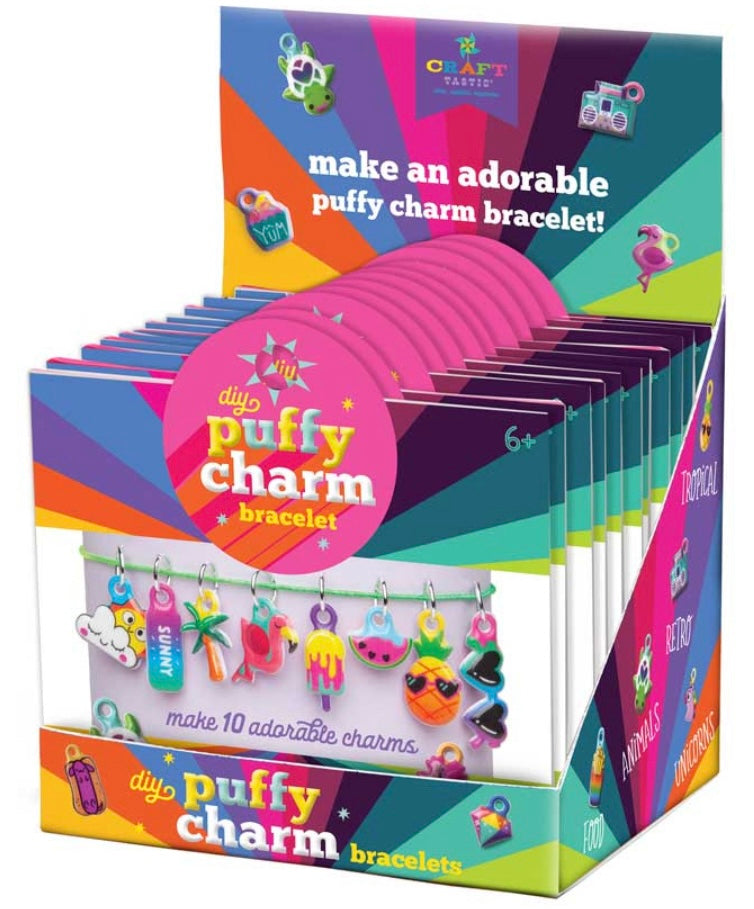 Craft Tastic Puffy Charm Bracelet Assortment