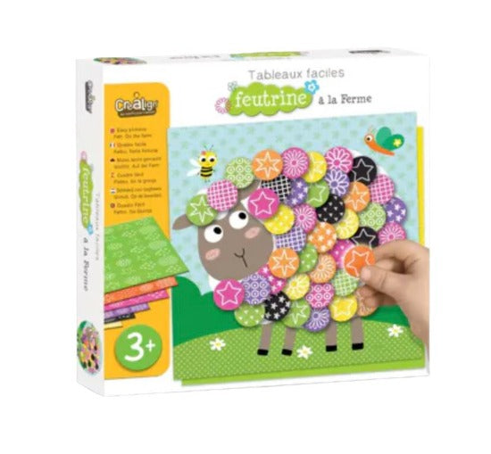 Creative box for children- Felt “ on the farm “