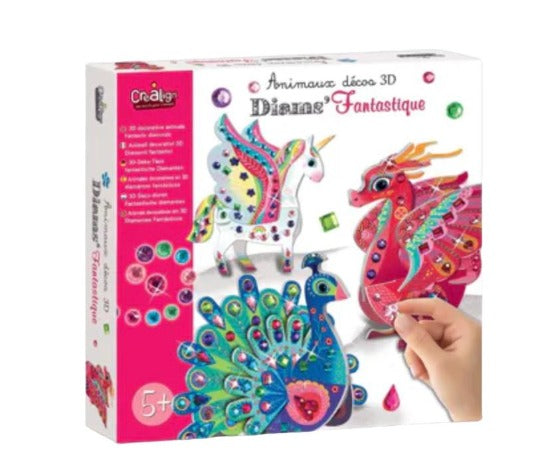 Creative Box for children - 3D decorative animals