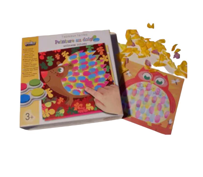 Creative Box for children - Finger painting