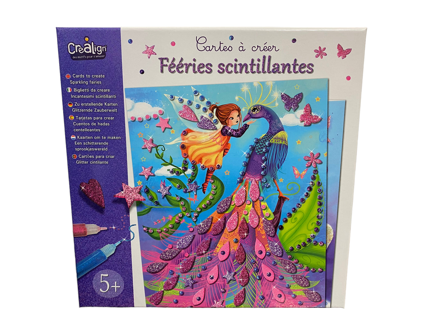 Creative box for children- cards to create Sparkling enhancements.