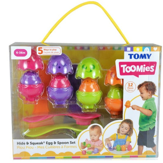 Hide and Squeak Egg & Spoon Set