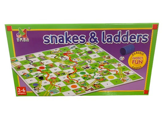 M.Y Snakes & Ladders - Traditional Snakes and Ladders Board Game