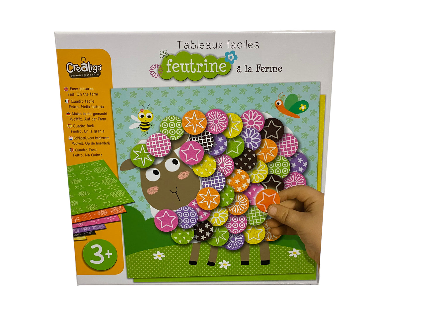 Creative box for children- Felt “ on the farm “