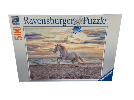 Ravensburger 500 Piece Puzzle - Horse on the Beach