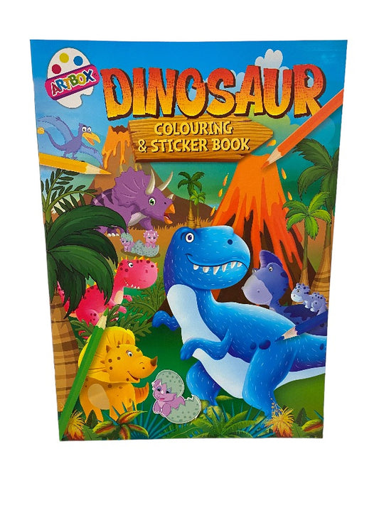 Colouring and Sticker Book - Dinosaur