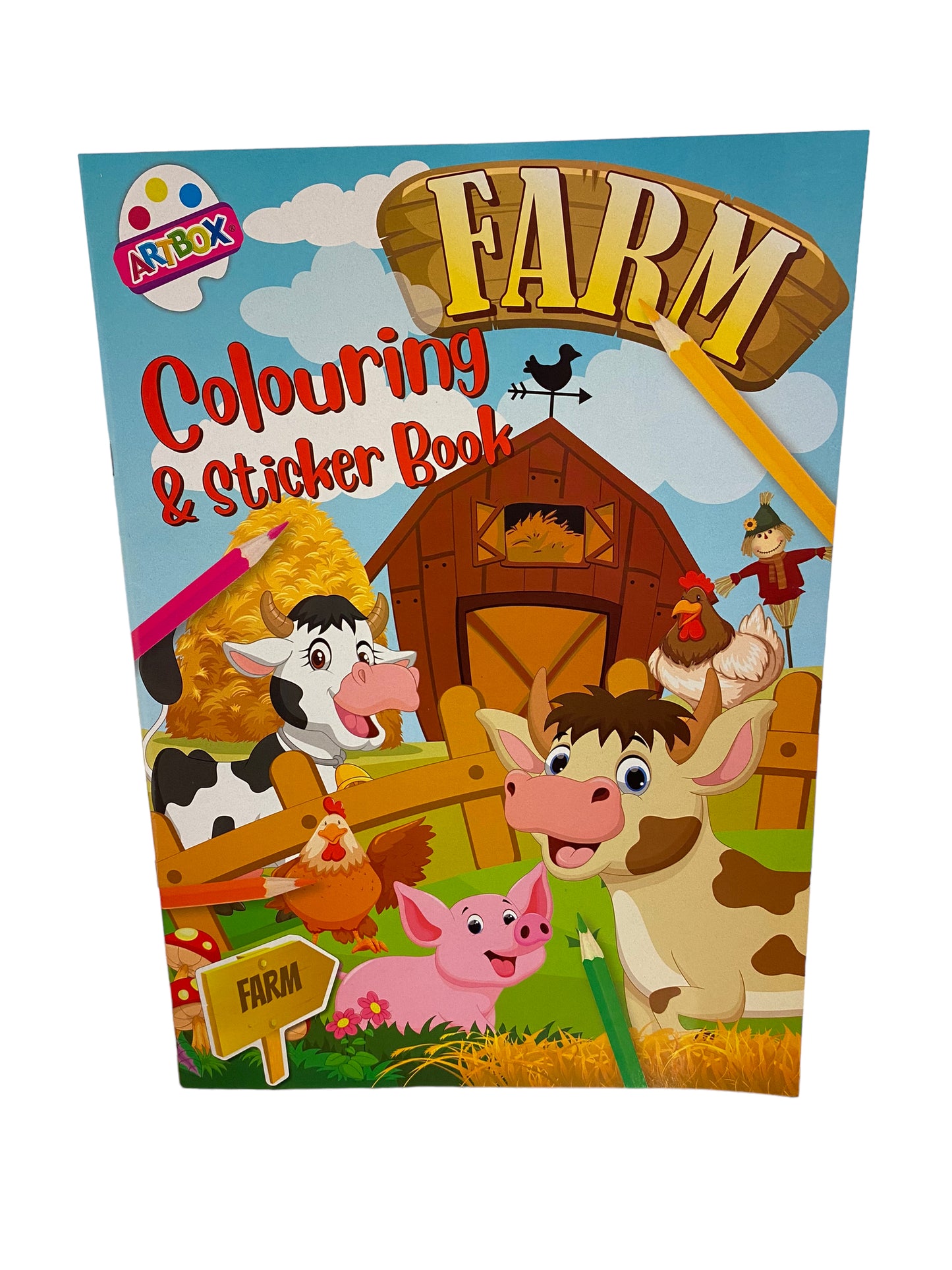 ArtBox Farm Sticker & Colouring Book