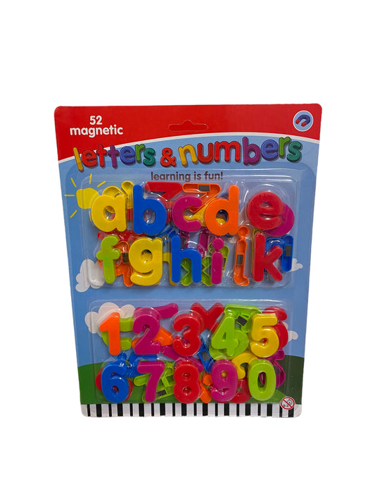 Magnetic Letters and Numbers