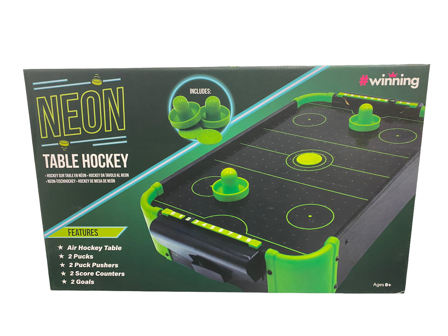 Electronic Arcade Neon Air Hockey