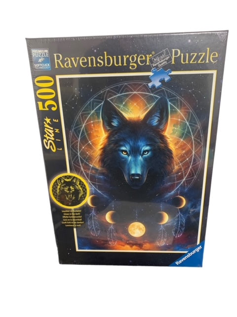 Ravensburger 500 Piece Puzzle - Shining Wolf