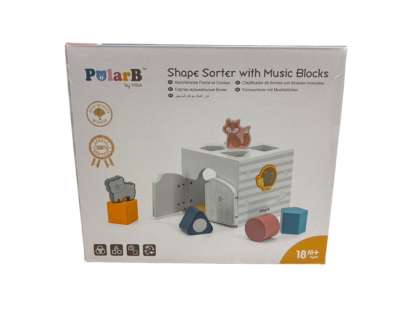 Viga Polar B - Shape Sort W’ music block