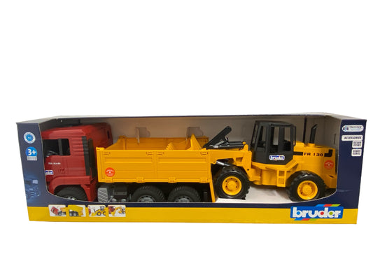 Bruder - MAN TGA Construction Truck W’ Road Loader