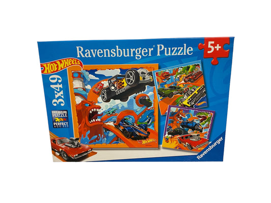 Ravensburger 3 X 49 Puzzle - Hot Wheels