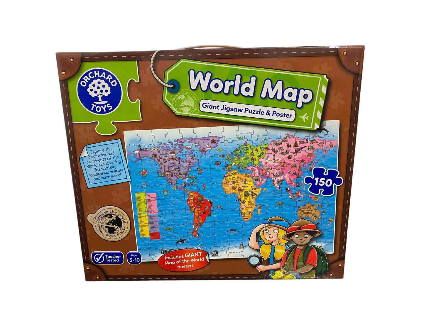 Orchard Toys - World Map Giant Jigsaw & Poster