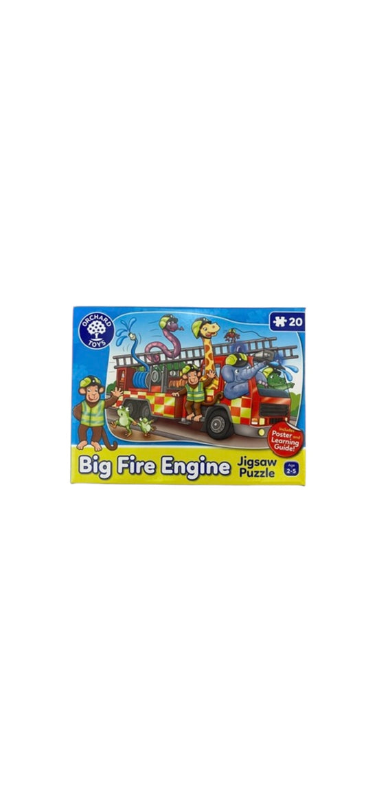 Big Fire Engine Jigsaw Puzzle 20 Piece