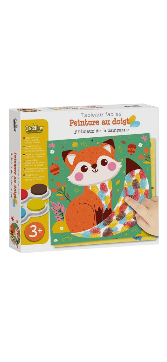 Crea Lign - Finger Painting Country Animals