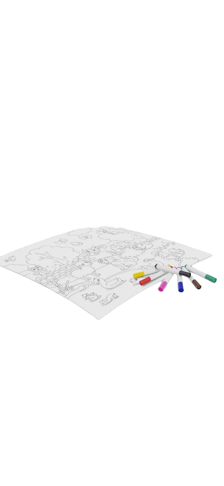 Colouring Mat - Animals