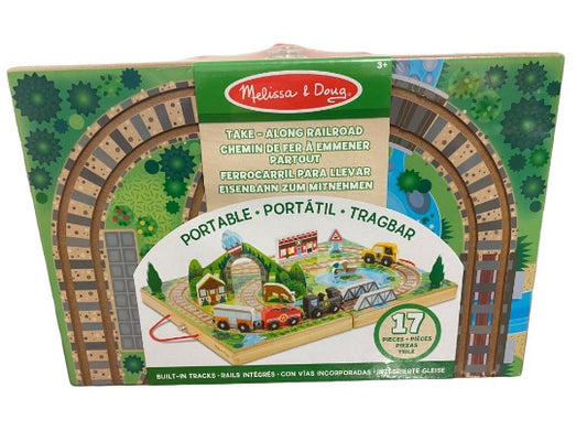 Melissa & Doug Take-Along Tabletop Railroad