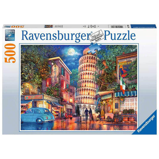 Ravensburger 500 Piece Puzzle - An Evening in Pisa